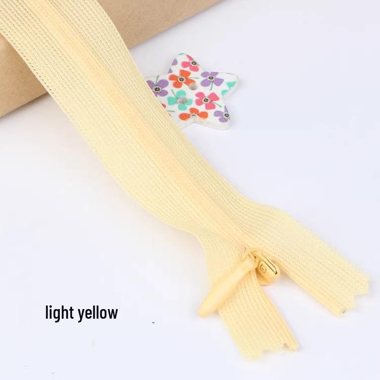 Sanli Unsichtbarer 25cm Kleid- & Kissen-Reißverschluss mit geschlossenem Ende