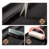 Petite Slimming High Waist Black Micro-Flare Pants for Women - Spring/Summer Casual Horseshoe Design