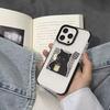 Drinking Coffee Black Cat Phone Case For iPhone 16 15 14 13 12 11 Pro Max XR XS 7 8 Plus Transparent Shockproof Silicone Cover