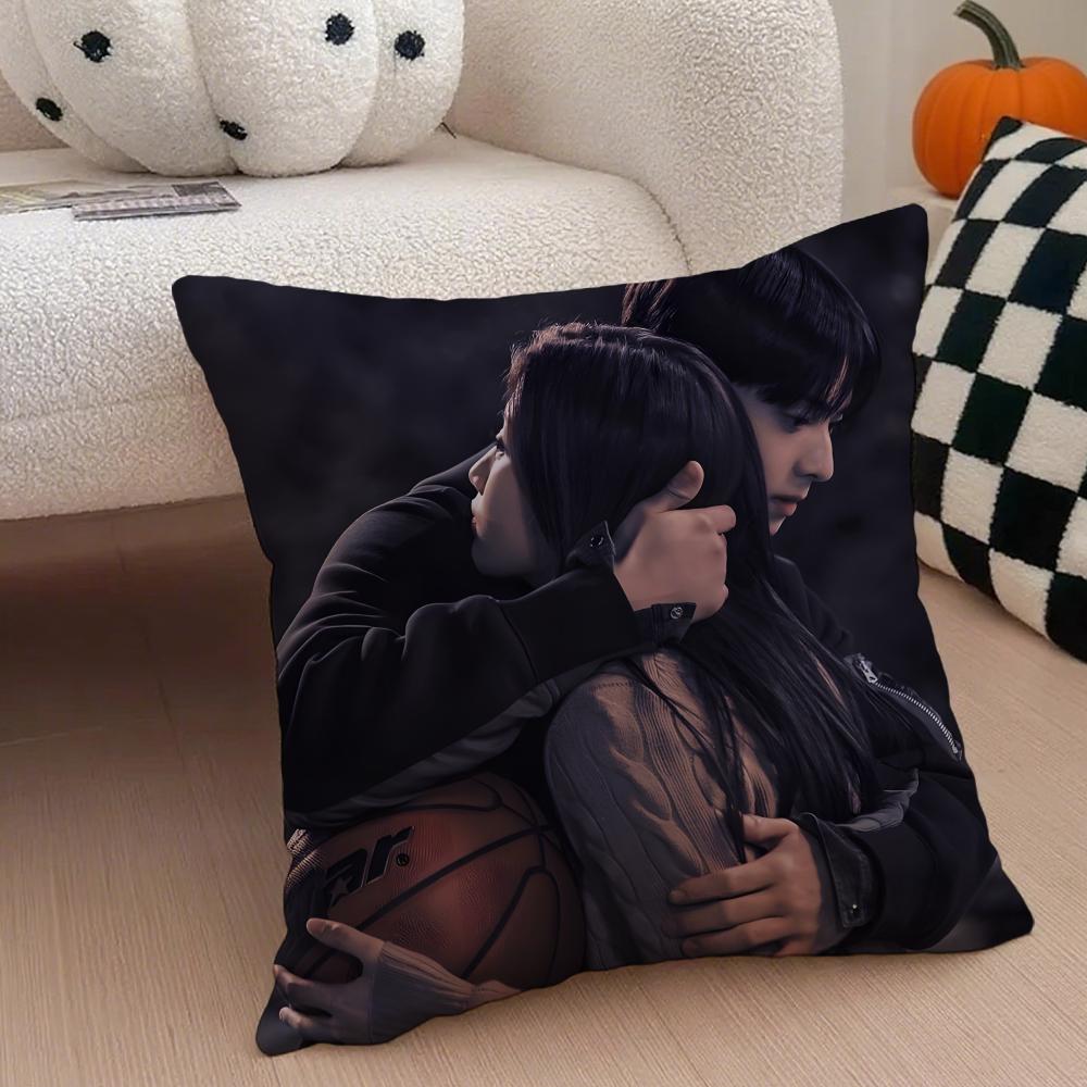 Drama TTrue Beauty Cushion Cover Throw Pillow Cover Hidden Button Durable Polyester Chair Cushion