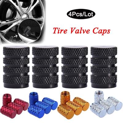 Valve Caps Dust Proof Aluminum Zinc Zinc Alloy Tire Valve Caps Nipple Caps Auto Wheel Cap Tyre Rim Stem Cover