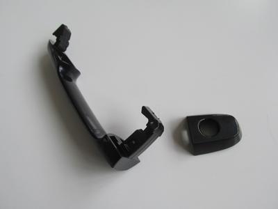Para Toyota Yaris 2006 2011 Manija Exterior de Apertura de Puerta Delantera Izquierda Tipo Pintado Negro Con Orificio para Contraseña Hushan 69211-12220