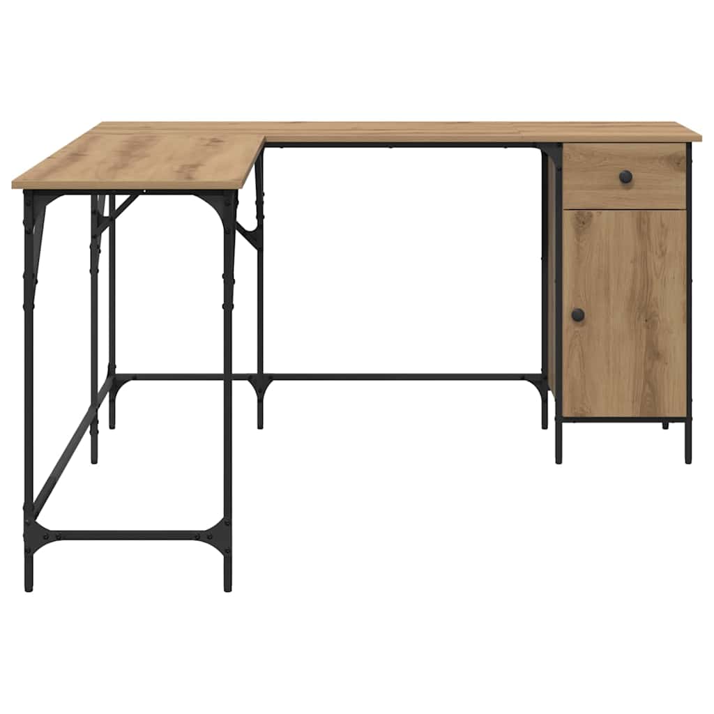 Artisan Oak Desk 141 x 141 x 75 cm Particleboard