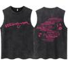 Singer KAROL G 2025 New Album Tropicoqueta Washed Tank Tops Men Women Fashion Sleeveless T Shirt Casual Oversized Cotton T-Shirt