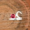 Pink Rubellite Gemstone 925 Sterling Silver Jewelry Handmade Ring Gift For Mom RR-27-8