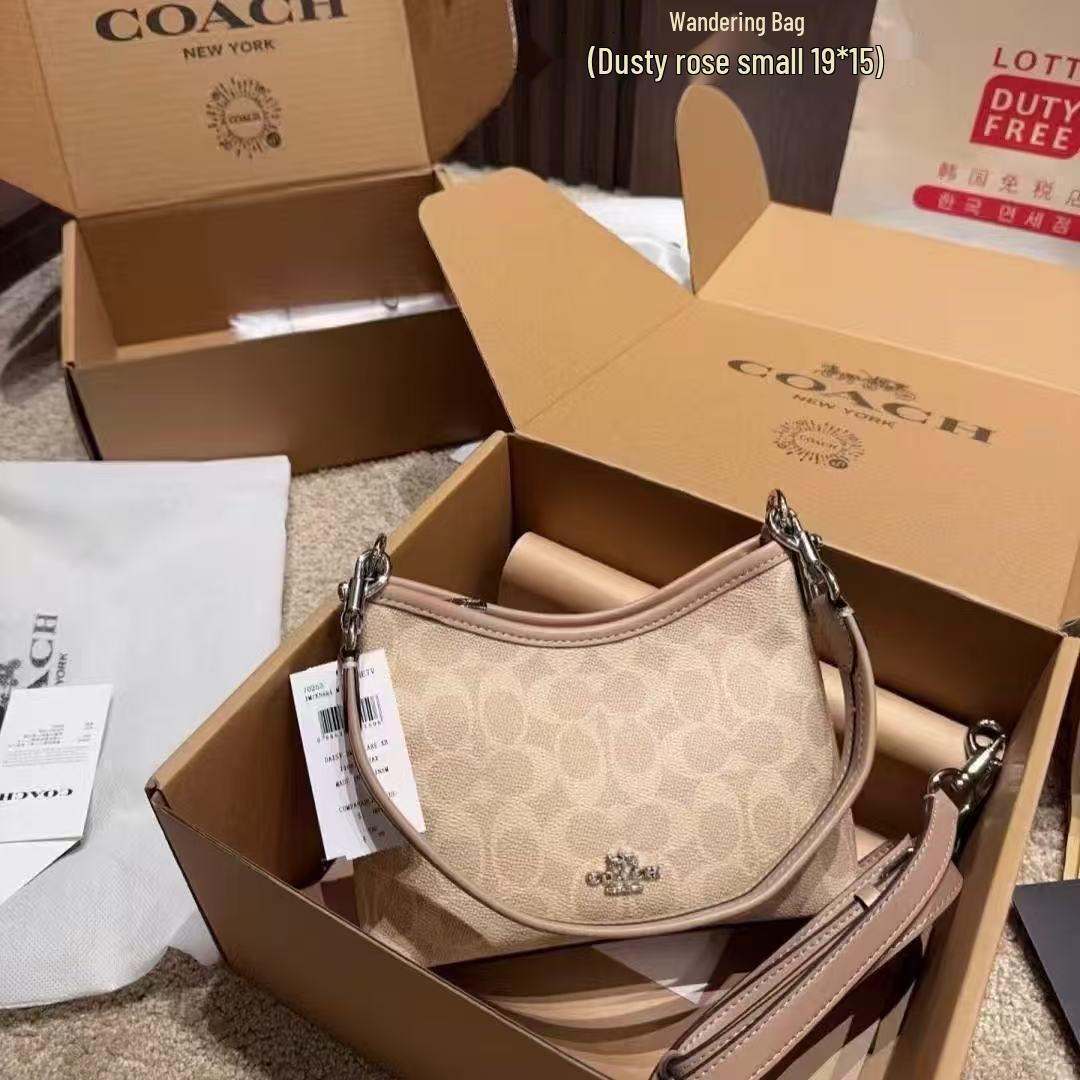 Мини-сумка-корзина Coach Laurel Hobo - Женская сумка через плечо и кроссбоди