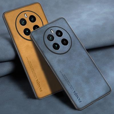 Pro pouzdro Realme GT5 Pro Luxusní pouzdro na telefon z PU kůže Pro Realme GT5 Pro 5G Zadní kryt Silikonový Nárazuvzdorný Plná ochrana Coque