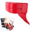 Child Hairdressing Chair Cushion PU Thickened Soft Barber Chair   Pad Small Size Red