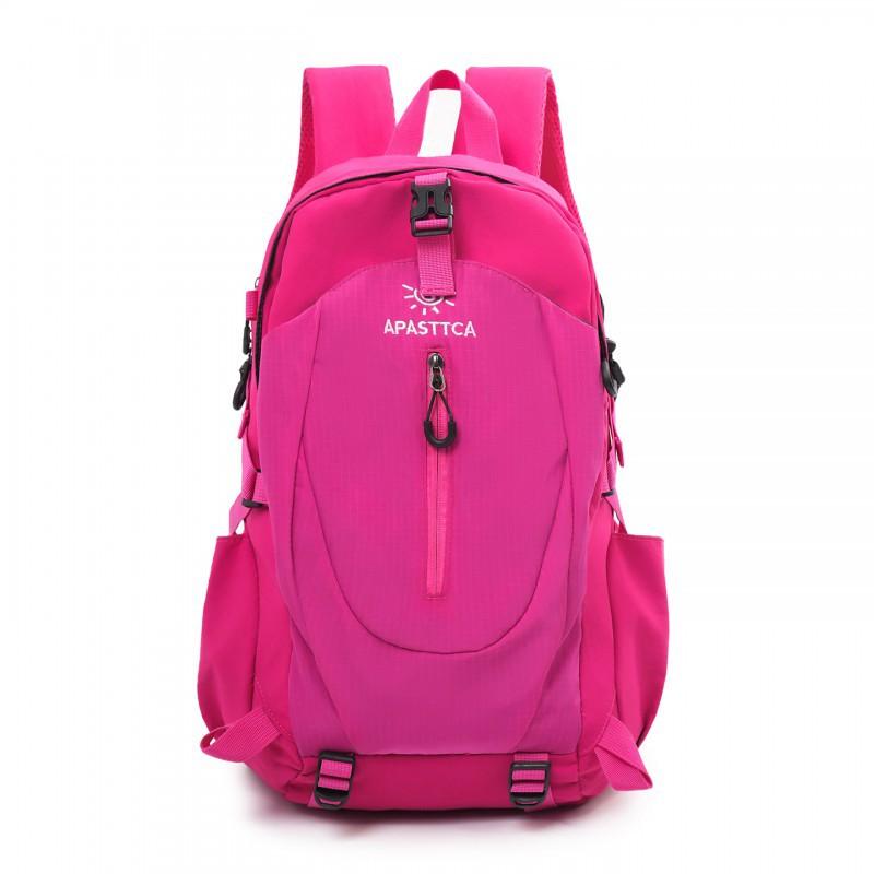 

Outdoor Large-capacity Mountain Climbing Bags Men Women Travel Light Backpack Hiking 20-35L рожевий червоний колір