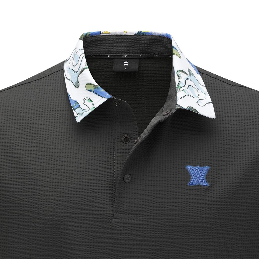 ANEW GOLF Men Abstract Printed Polo T-Shirt_Dg