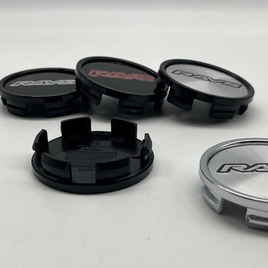 4pcs/Set High-Quality New 58mm K58mm For RAYS Emblem Logo Car Wheel Center Hub Caps Auto Replaces Styling Decoration Accessories