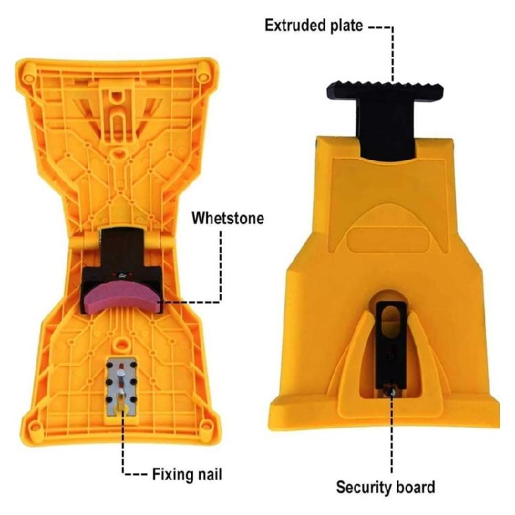 Sharpens Sawing Chain Sharpening Tool Portable Chainsaw Teeth Sharpener For Guide Chain Sharpness Mount Fast Grinding