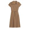ETAM Classic Tie-Waist A-Line Midi Dress