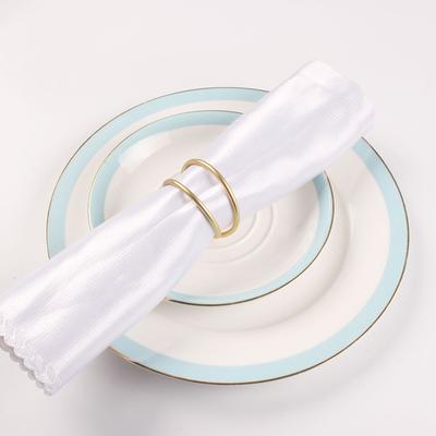 12Pcs Napkin Rings Spiral Metal Buckles for Wedding Reception Holiday Party Christmas Table Decor Napkin Rings