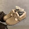 Bequeme Birkenstock Schuhe mit weicher Sohle Neue Winter Plüsch Warme Woll Baumwoll Schuhe Doudou Schuhe
