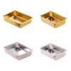 Practical Rectangular Cake Tins Efficient Stainless Steel Oven Tray For Roasting Baking Healthy And Rusts Resistant