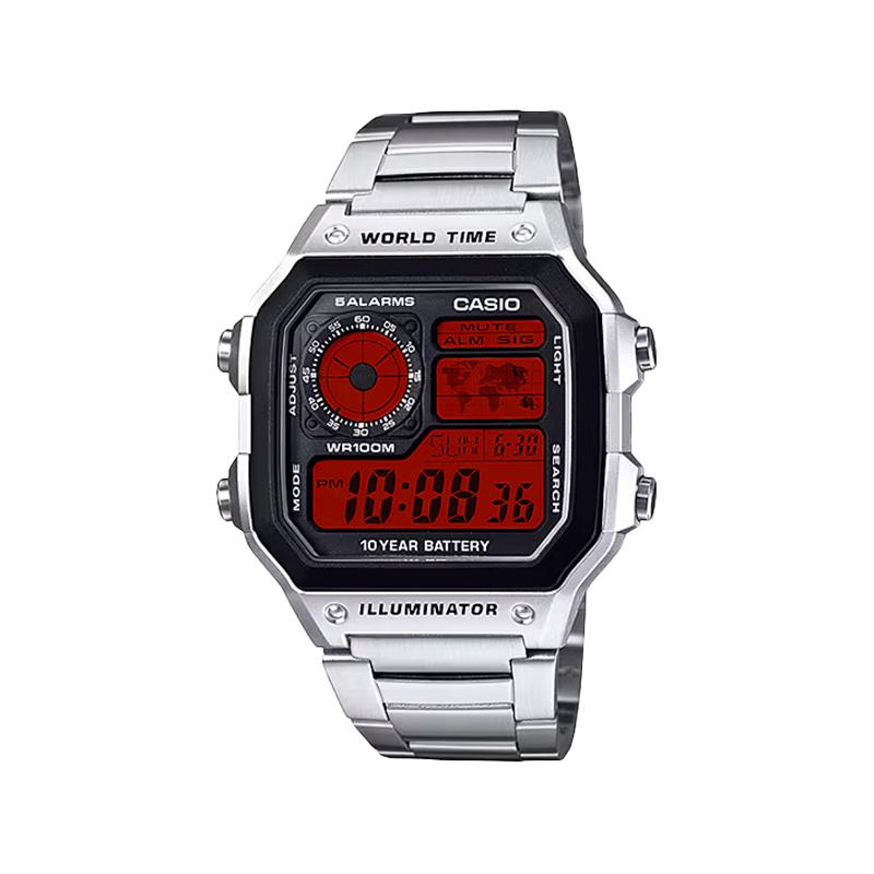 CASIO Unisex Custom Collection Watch AE-1200WHD-1A-