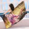 Anime Sexy Girls Cute Anime Microfiber Beach Towel Absorbent Quick Dry Soft Yoga Swimming Resort Mountain Climbing Towel