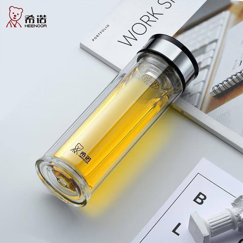 Xinuo XN-6900 Double Wall Glass Tea Tumbler