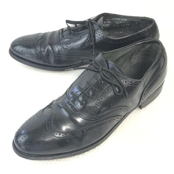 

USED/80s-90s Stafford Comfort Plus Full Brogue Wingtip Shoes 10B 26.5-27.5cm Black