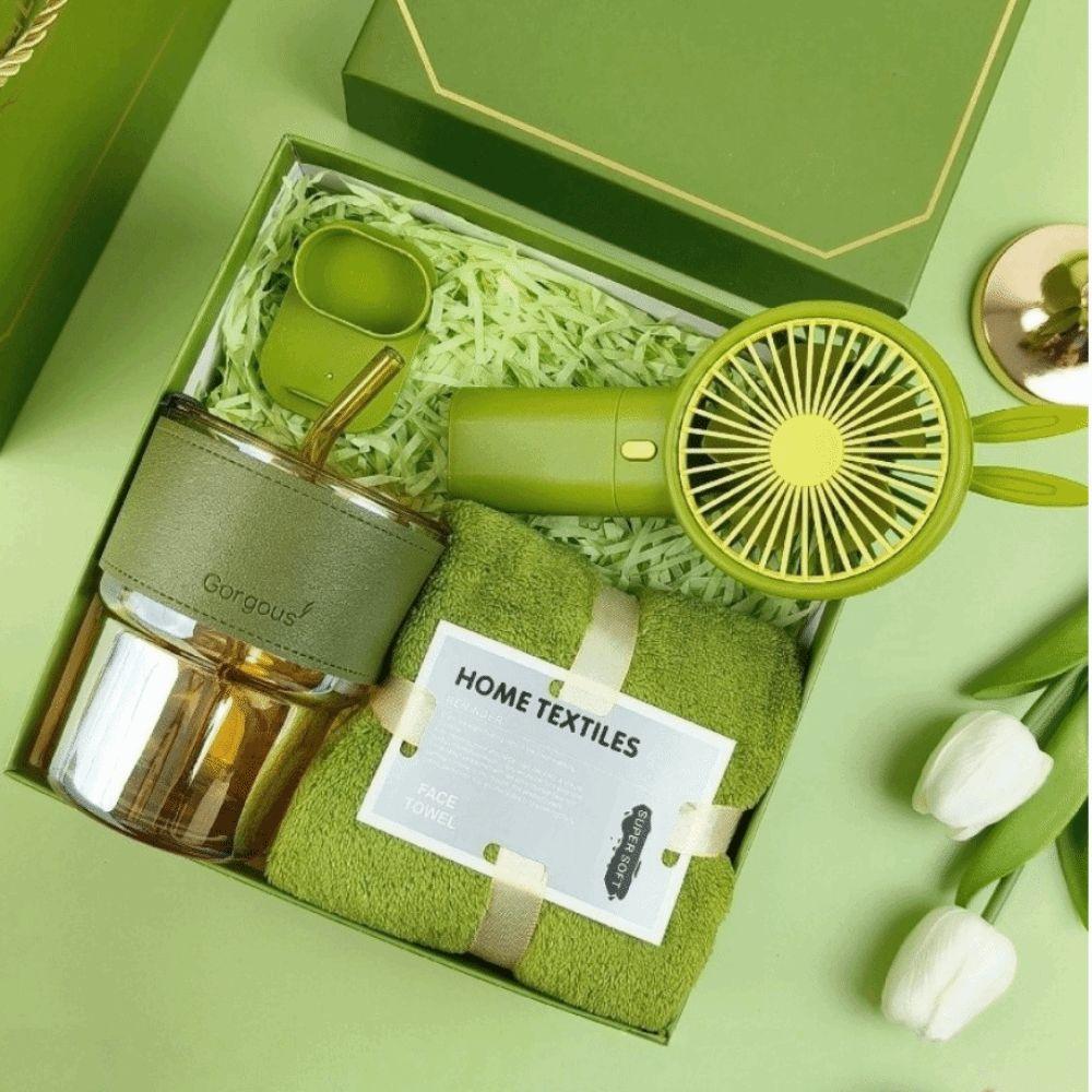 Fan/Towel/Cup Souvenir Gift Set Stylish Design Gift Box Set Practical Gift Sets  Personalized Gifts