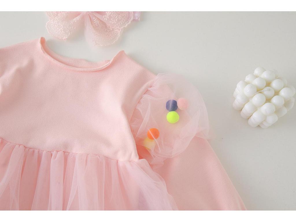 New Princess Tulle Skirt Birthday Dress Romper for Infants and Toddlers