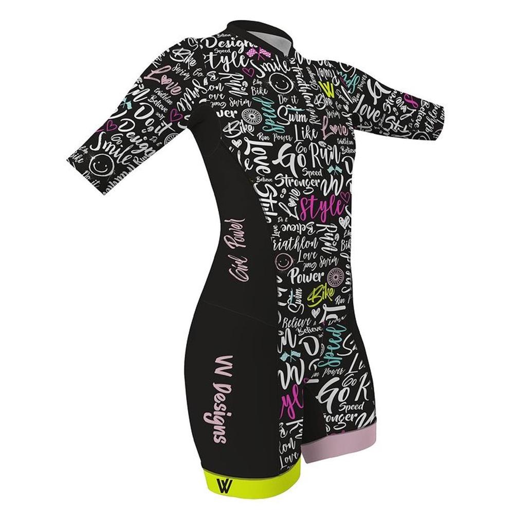 2026 Woman Triathlon Cycling Skinsuit Summer Short Sleeve Swimwear Custom Bike Jersey Clothes Jumpsuit Ropa Ciclismo