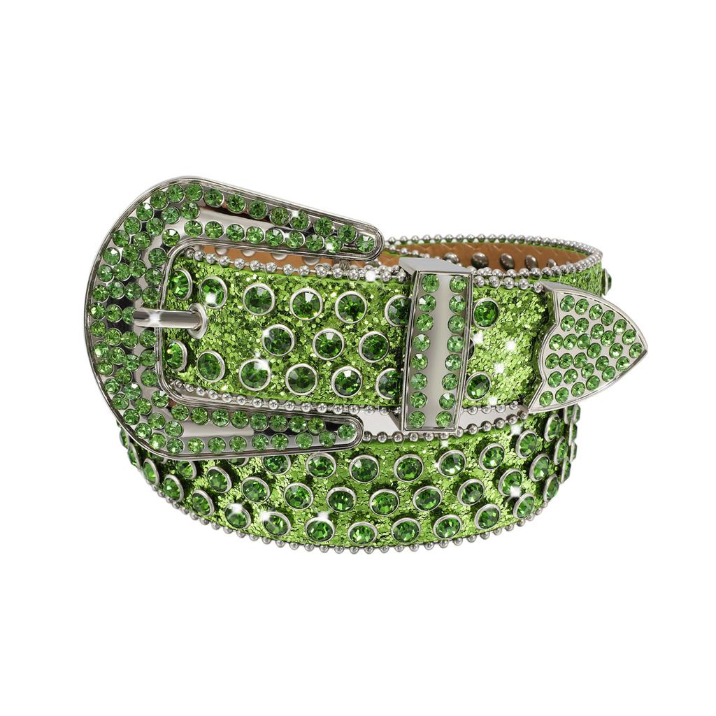 Cool Gothic Waist Chain Casual Belt Studded Waist Ceinture Glittered Belt Studded Blingbling Easy Belt