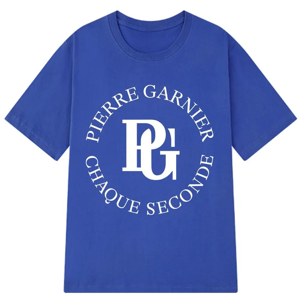 Pierre Garnier Chaque Seconde 2025 Album Tour Tshirts Hip Hop Fashion Tshirt Men Clothing 100 Cotton Casual TShirt Streetwear
