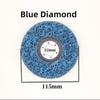 Diamond Abrasive Wheel 100mm 115mm 125mm Grinding Wheel Efficient Strip Disc  Paint Cleaning
