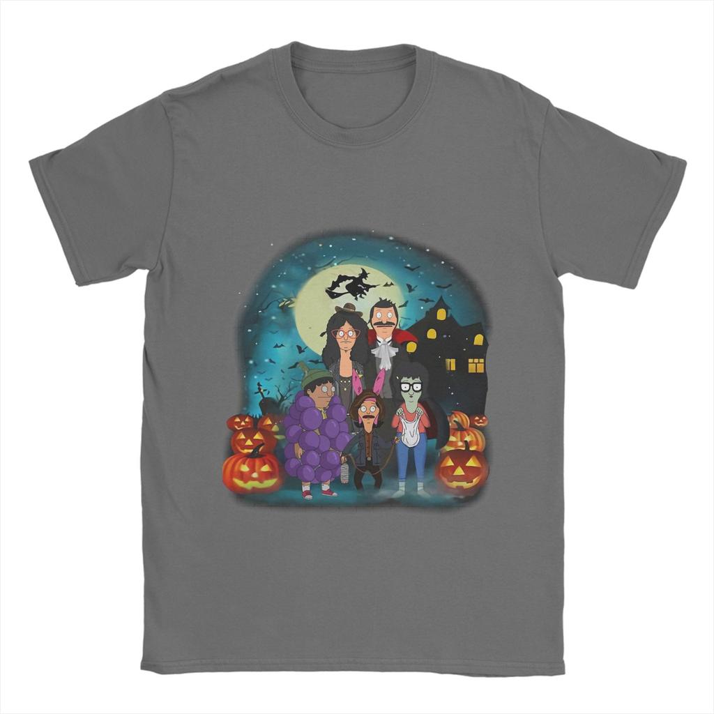 Pánské tričko Bobovy burgery Čistě bavlněné oblečení Vtipné tričko s krátkým rukávem a kulatým výstřihem Nápad na dárek Trička