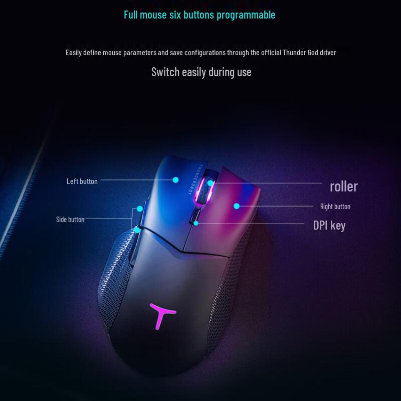 ThundeRobot ML703 Pro Dual-Mode Gaming Mouse