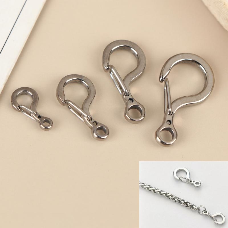 1/2Pcs Small Size Key Chain Buckle Spring Buckle Outdoor Edc Tool Keyring Accessories Titanium Alloy