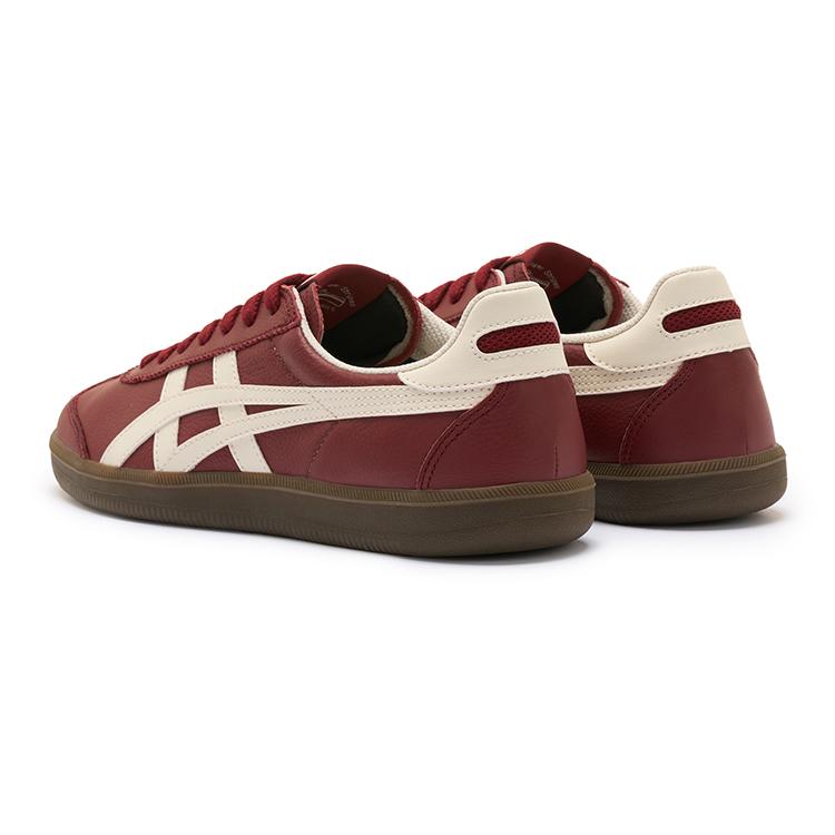 ONITSUKA TIGER Tokuten Fashion Vielseitige Langlebige Low-Top Freizeitschuhe Unisex Freizeitschuhe Burgunderrot 1183B938-600