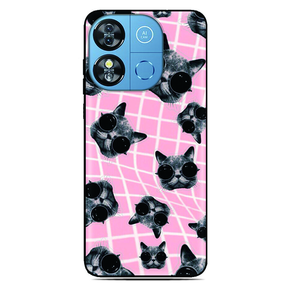 Cat Anime DIY Phone Case For ZTE Blade A76 4G A75 A73 A72 A71 A56 A55 A54 V80 Pro A35 Core A36 A51 Lite A34 A31 Plus A5 Cover