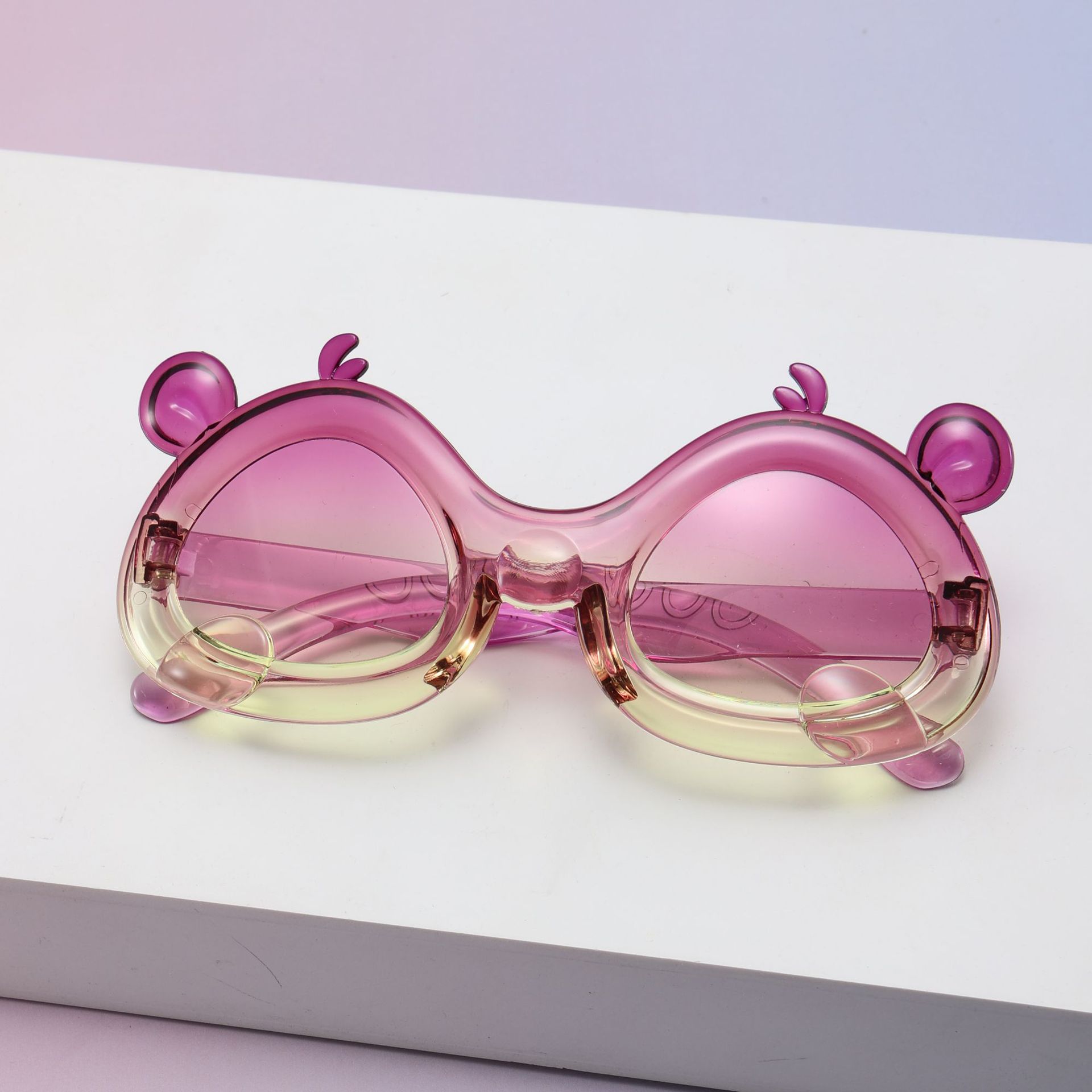 Children S Fun Cartoon Children S Sunglasses Bow Decoration Children S Glasses Uv-Proof Baby Sunglasses