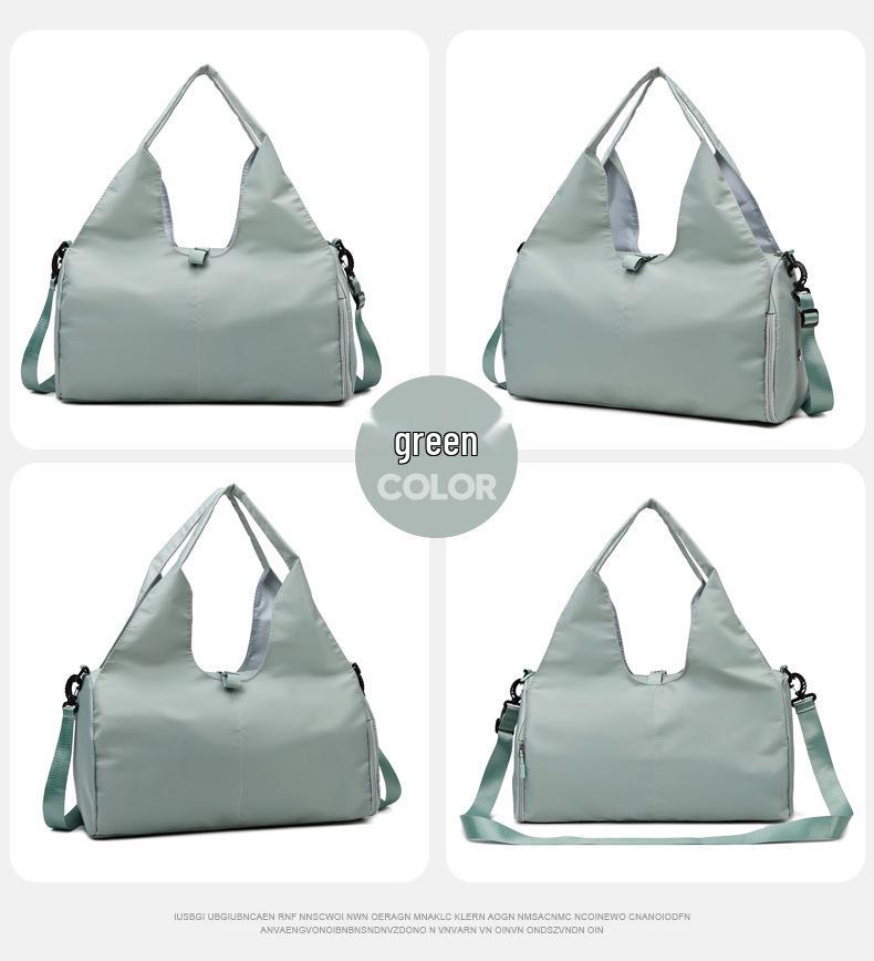 Women's Cross-border Yoga Sports Bag: Large Capacity, Wet/Dry Separation, Custom Logo, Ideal for Fitness and Travel