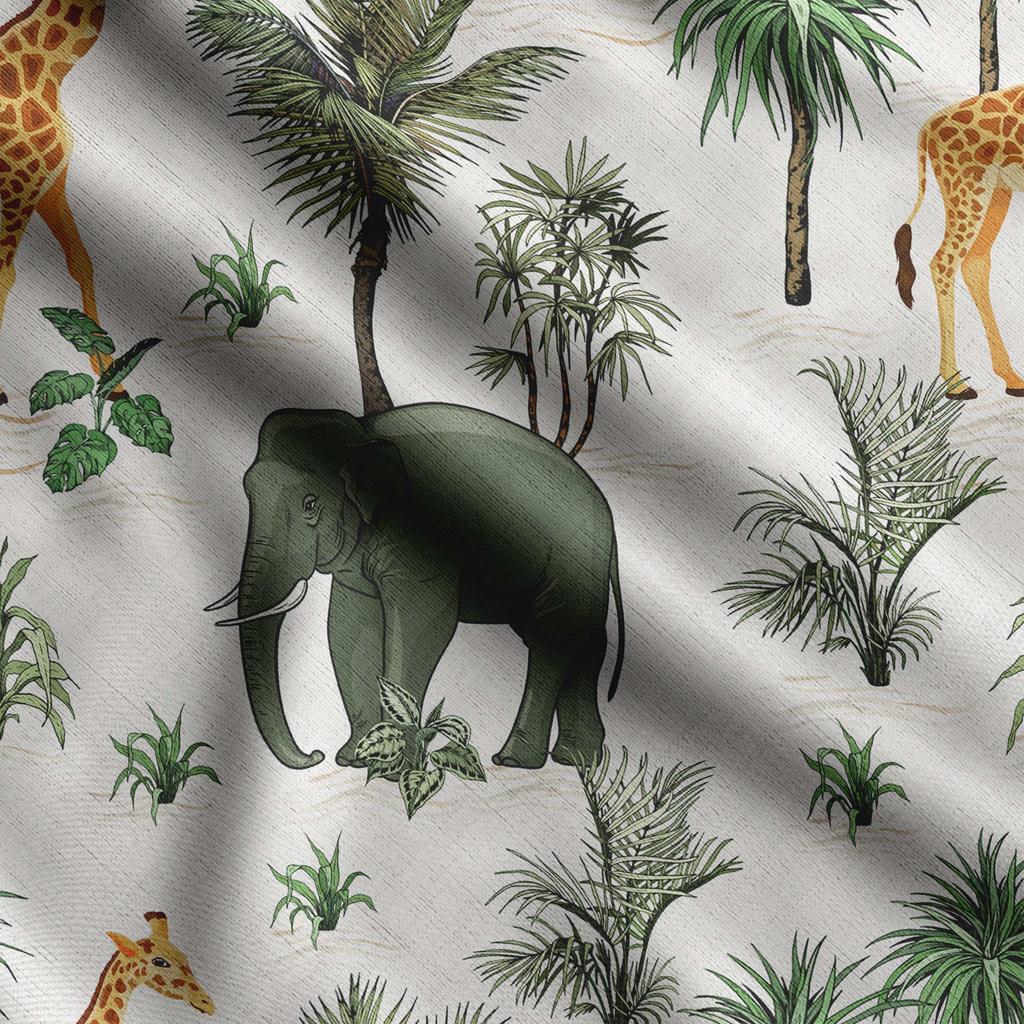 Soimoi Tierdruck, Baumwollbatist, Quiltstoff, verkaufter Massenware 42 Zoll breit, mittelschwerer Baumwollstoff, Nähzubehör,