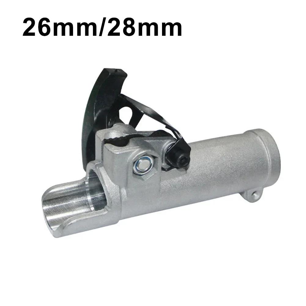 1/2pcs Extension Pole Connector 26/28mm Shaft Dia Extended Lever Connectors For Hedge Trimmers Lawn Mowers Brush Cutters