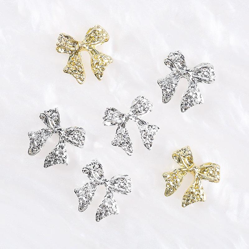 

WTEMPO Elegant Bow Shaped Design Nail Art Decorations Kit DIY Crafts Making Supplies Festive Home Indoor Outdoor Wedding Party Ornaments random*30pcs разноцветный