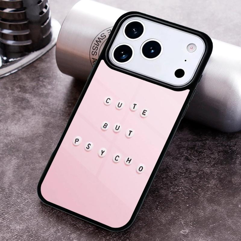 Cut But Psycho Phone Case For iPhone 17 16 15 14 13 12 11 Pro Max Plus 17Air Soft Silicone Cover