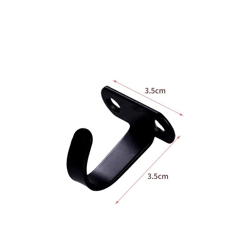 5/10Pcs Stainless Steel Screw Mounted Ceiling Hooks  UnderShelf Towel  Heavy Duty Hanger for Bathroom Cabinet Garage