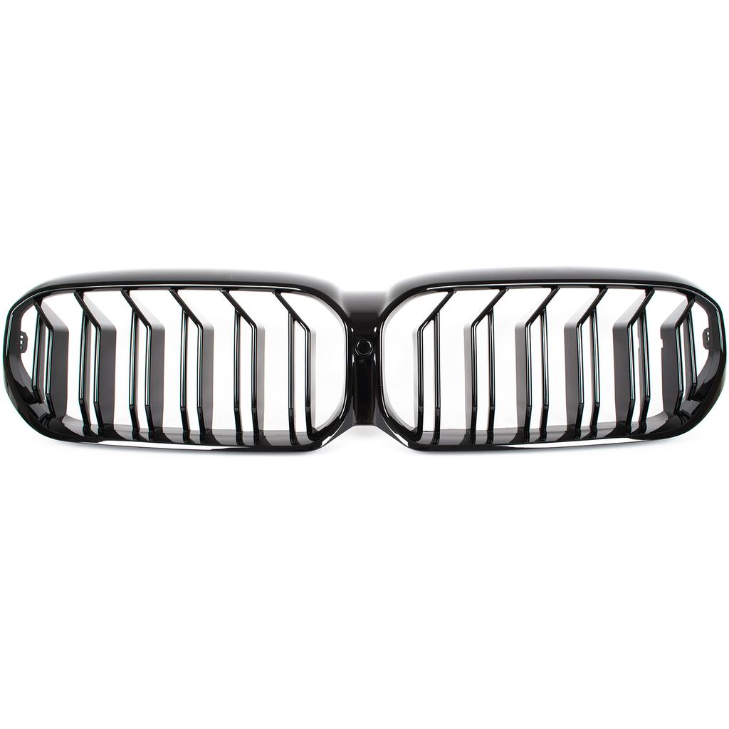 BMW 5 G30 G31 LCI 2020- Headlight Grille (kidney) BLACK GLOSSY DOUBLE BAR