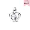 Heart Magnifying Glass Double Dangle Charm 793671c00
