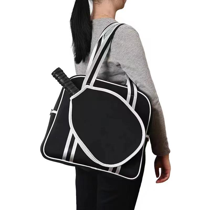 2025 Portable Sports Bag for Badminton, Tennis & Pickleball - Fits 2 Rackets, Handheld, Large-Capacity, Down Cotton