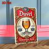 Metal Poster Duvel Belgian Beer Vintage Retro Tin Sign for Bar Wall Decor