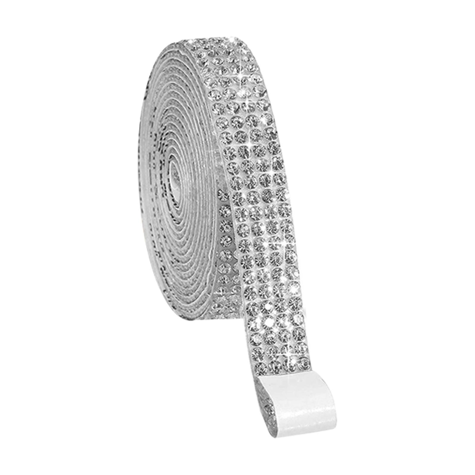 

Самоклеящаяся лента со стразами и бриллиантами DIY украшение из драгоценных камней A белый
