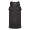 Keanu Mens Ribbed Cotton Blend Fitted Vest Top (Pack of 6)
