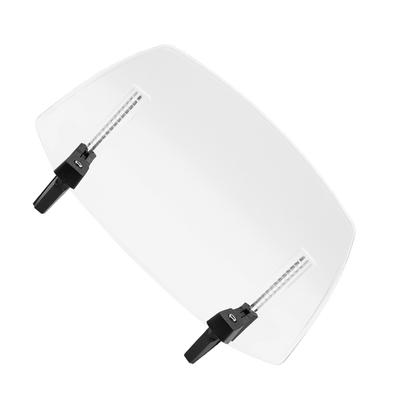 Extend Ride Durable Adjustable Clip-on Motorcycle Windshield Extension Spoiler Wind Deflector