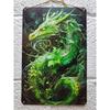 Dragon Metal Wall Art, Mythological Creature Decor Sign